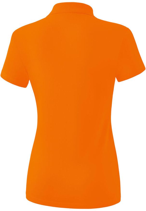 ERIMA - Damska koszulka polo Erima Teamsport. Typ kołnierza: polo. Kolor: żółty, pomarańczowy, wielokolorowy. Materiał: bawełna, elastan