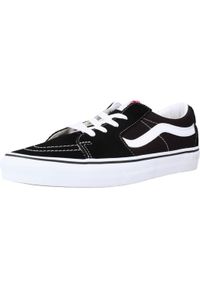 Buty Dorosły Vans Sk8-Low czarny. Okazja: na co dzień. Kolor: czarny. Materiał: tkanina, guma, zamsz. Model: Vans SK8 #1