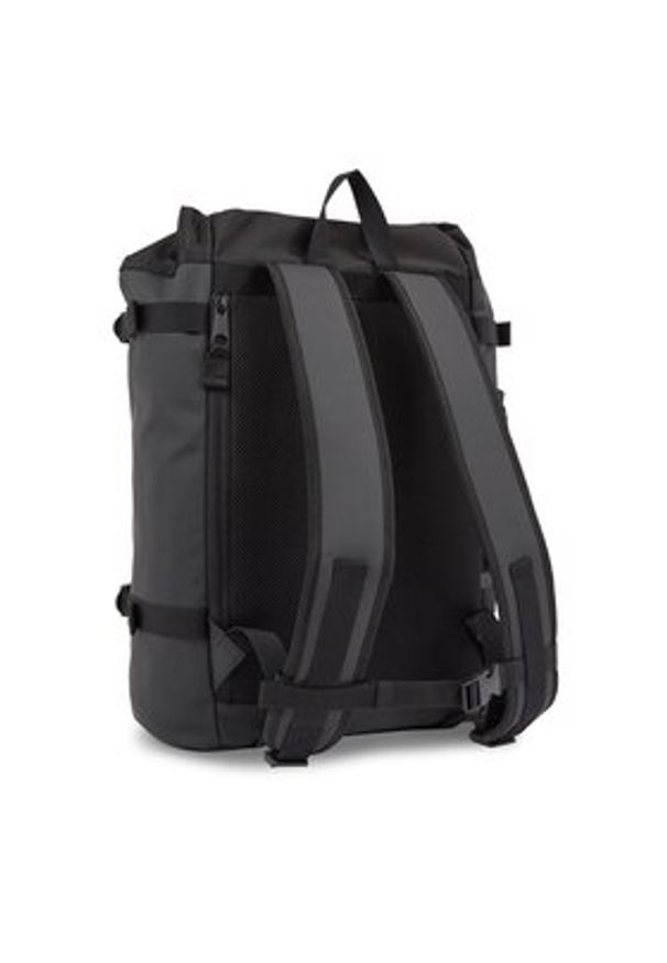Tommy Jeans Plecak Tjm Daily + Rolltop Backpack AM0AM12120 Czarny. Kolor: czarny. Materiał: skóra