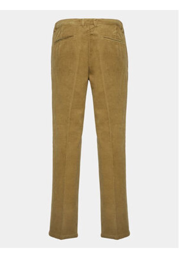 Sisley Chinosy 4SFRSF03D Beżowy Regular Fit. Kolor: beżowy. Materiał: sztruks