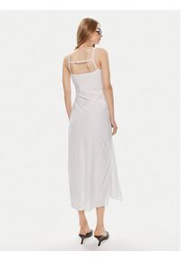 Samsoe & Samsoe - Samsøe Samsøe Sukienka letnia Sahira F24100120 Biały Slim Fit. Kolor: biały. Materiał: bawełna. Sezon: lato #5