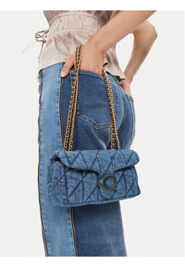 Coach Torebka Tabby 20 CR701 B4/IN Niebieski. Kolor: niebieski