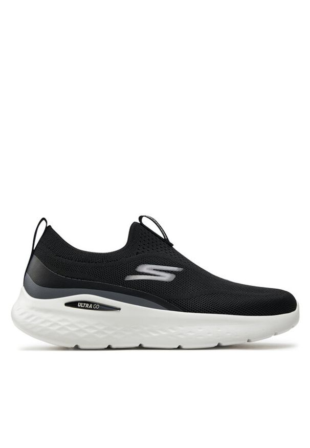 skechers - Skechers Buty do biegania Go Run Lite-Aurora Sky 129440/BKW Czarny. Kolor: czarny. Materiał: mesh, materiał. Sport: bieganie