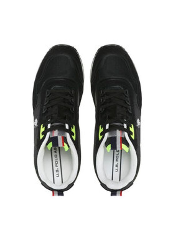 U.S. Polo Assn. Sneakersy Ethan ETHAN001 Czarny. Kolor: czarny. Materiał: materiał