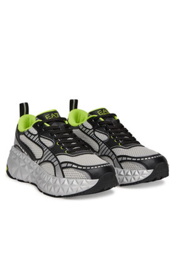 EA7 Emporio Armani Sneakersy X8X238 XK431 R961 Czarny. Kolor: czarny. Materiał: materiał