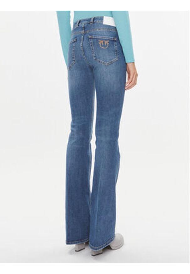 Pinko Jeansy Flora 100561 A0J8 Niebieski Flared Leg. Kolor: niebieski