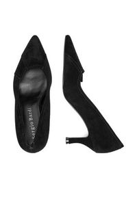 Sergio Bardi Czółenka WFA2532-8Z-SB Czarny. Kolor: czarny. Materiał: skóra, zamsz. Obcas: na szpilce #4