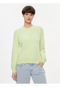 Calvin Klein Jeans Bluza Embro Badge J20J223085 Żółty Regular Fit. Kolor: żółty. Materiał: bawełna