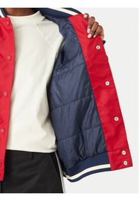 Adidas - adidas Kurtka bomber KR7030 Czerwony Loose Fit. Kolor: czerwony. Materiał: syntetyk #3