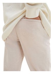 Tom Tailor Spodnie materiałowe 1035045 Beżowy Regular Fit. Kolor: beżowy. Materiał: bawełna #6