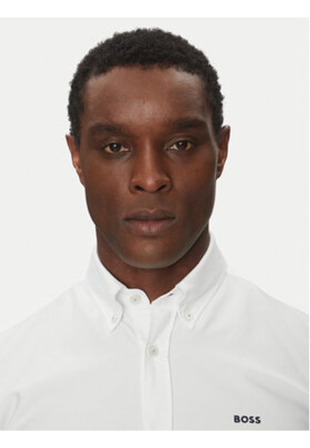 BOSS Koszula H-Roan-Bd-E-C1-243 50521996 Biały Slim Fit. Kolor: biały. Materiał: bawełna