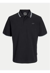 Jack & Jones - Jack&Jones Polo Pacer 12273303 Czarny Regular Fit. Typ kołnierza: polo. Kolor: czarny. Materiał: bawełna #7