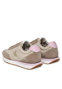 Calvin Klein Sneakersy Retro Runner Lace Up Nylon Mg YW0YW01990 Khaki. Kolor: brązowy. Materiał: materiał #3