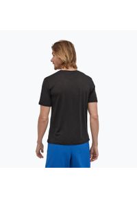 Koszulka męska Patagonia Cap Cool Merino Blend Graphic Shirt. Kolor: czarny. Sport: turystyka piesza