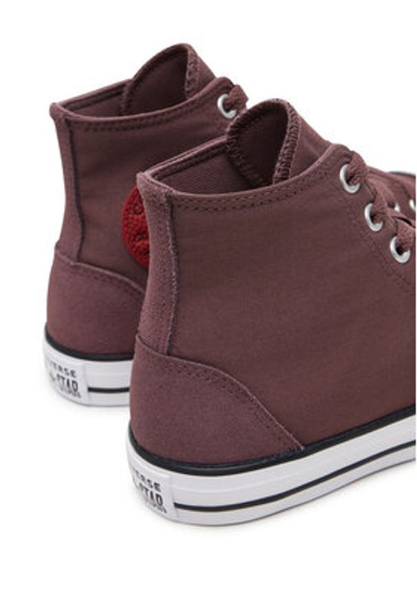 Converse Trampki Chuck Taylor All Star Polyester & Suede A12710C Bordowy. Kolor: czerwony. Materiał: materiał
