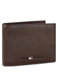 TOMMY HILFIGER - Tommy Hilfiger Portfel Johnson Cc Flap And Coin Pocket AM0AM00660/82566 Brązowy. Kolor: brązowy. Materiał: skóra, nubuk #1