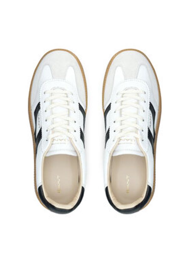GANT - Gant Sneakersy 31531047 Biały. Kolor: biały. Materiał: skóra