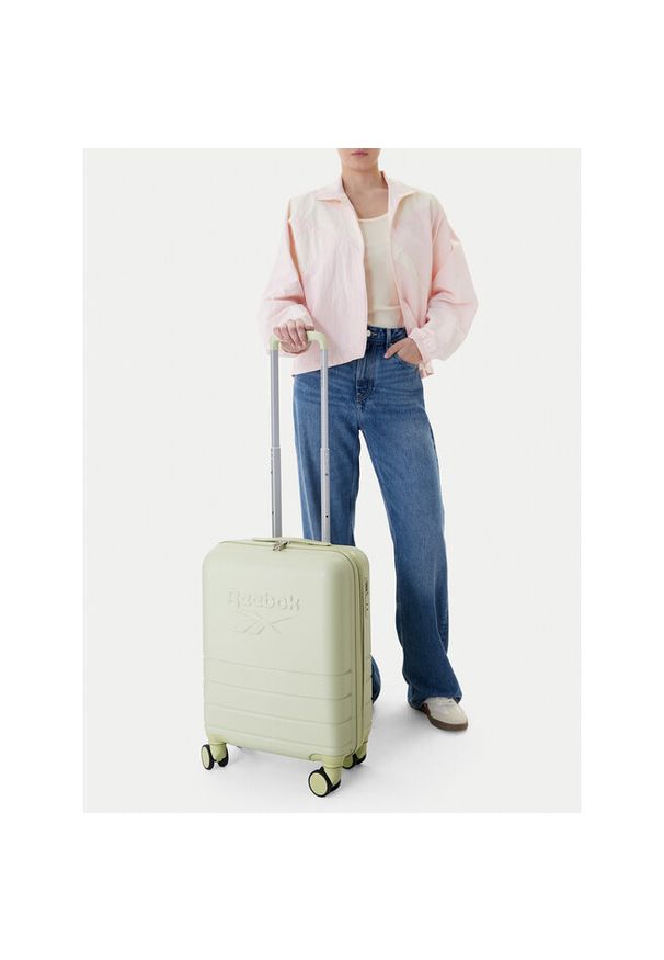 Walizka kabinowa Reebok. Kolor: zielony
