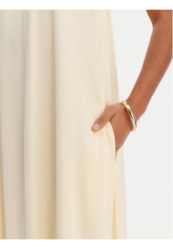 Fracomina Sukienka letnia FR26SD3016W41301 Brązowy Relaxed Fit. Kolor: brązowy. Materiał: wiskoza. Sezon: lato