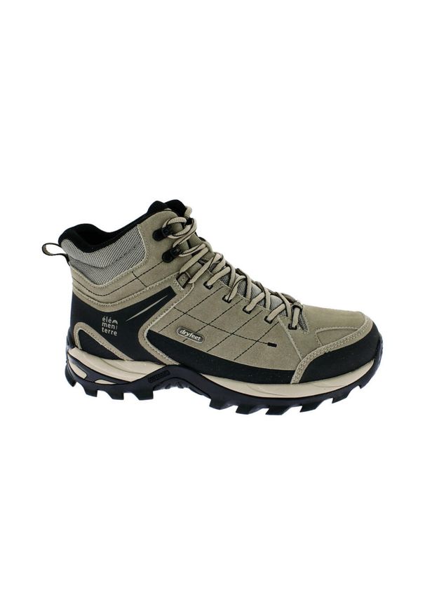 ELEMENTERRE - Buty trekkingowe Élémenterre Sonora EV. Kolor: beżowy, zielony, wielokolorowy. Materiał: nylon, skóra. Styl: sportowy. Sport: turystyka piesza