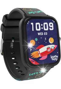 NoName - Zegarek Smartwatch dla Dziecka Kidoboo Czarny Smart Watch Krokomierz Gry. Rodzaj zegarka: smartwatch. Kolor: czarny #1