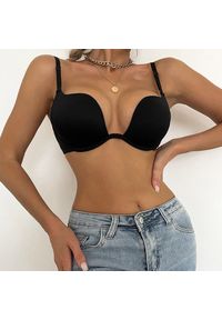 Intica - Biustonosz push-up z fiszbinami regulowanymi ramiączkami Dorthey. Kolor: beżowy. Materiał: materiał. Rodzaj stanika: biustonosz z fiszbinami, push-up #8