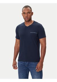 Emporio Armani Underwear Komplet 2 t-shirtów EM000392 AF10779 MB263 Granatowy Regular Fit. Kolor: niebieski. Materiał: bawełna