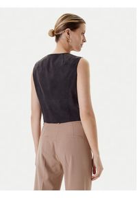 Guess Kamizelka W5YH51 WH5N2 Czarny Regular Fit. Kolor: czarny. Materiał: wiskoza