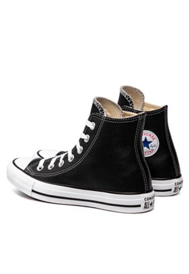 Converse Trampki Chuck Taylor All Star HI 132170C Czarny. Kolor: czarny. Materiał: skóra