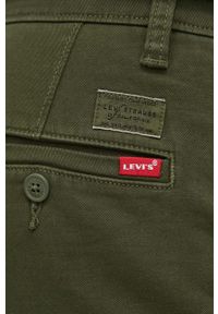 Levi's® - Levi's Spodnie męskie kolor zielony w fasonie chinos. Okazja: na spotkanie biznesowe. Kolor: zielony. Materiał: tkanina. Wzór: gładki. Styl: biznesowy #4