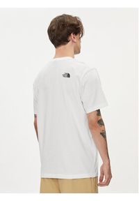 The North Face T-Shirt Simple Dome NF0A87NG Biały Regular Fit. Kolor: biały. Materiał: bawełna