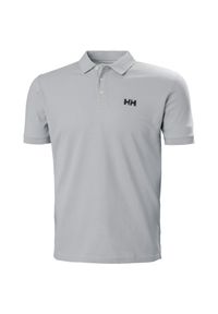 Polo Helly Hansen Malcesine. Typ kołnierza: polo. Kolor: szary. Materiał: bawełna