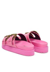 Versace Jeans Couture Klapki 80VA3SM1 ZS190 499 Różowy. Kolor: różowy. Materiał: skóra #5