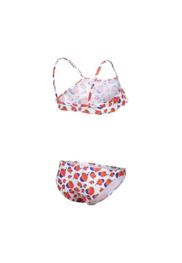Dziewczęcy dwuczęściowy kostium kąpielowy Arena Bralette. Kolor: biały