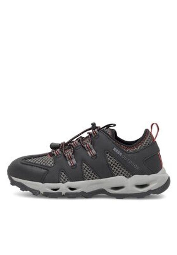 BASS OUTDOOR Sneakersy BA12A808 Szary. Kolor: szary. Materiał: materiał. Sport: outdoor