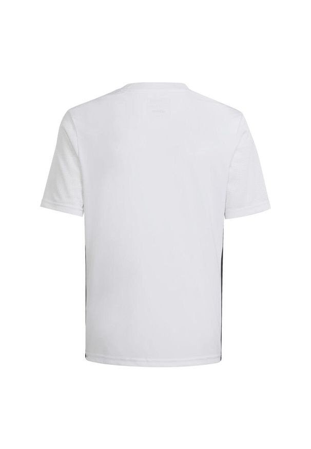 Adidas - Koszulka do piłki nożnej dla dzieci adidas Tabela 23 Jersey. Kolor: biały. Materiał: jersey. Sport: piłka nożna