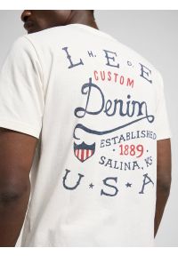 Lee - MESKA KOSZULKA LEE ESSENTIAL GRAPHIC TEE ECRU 112370518 #2