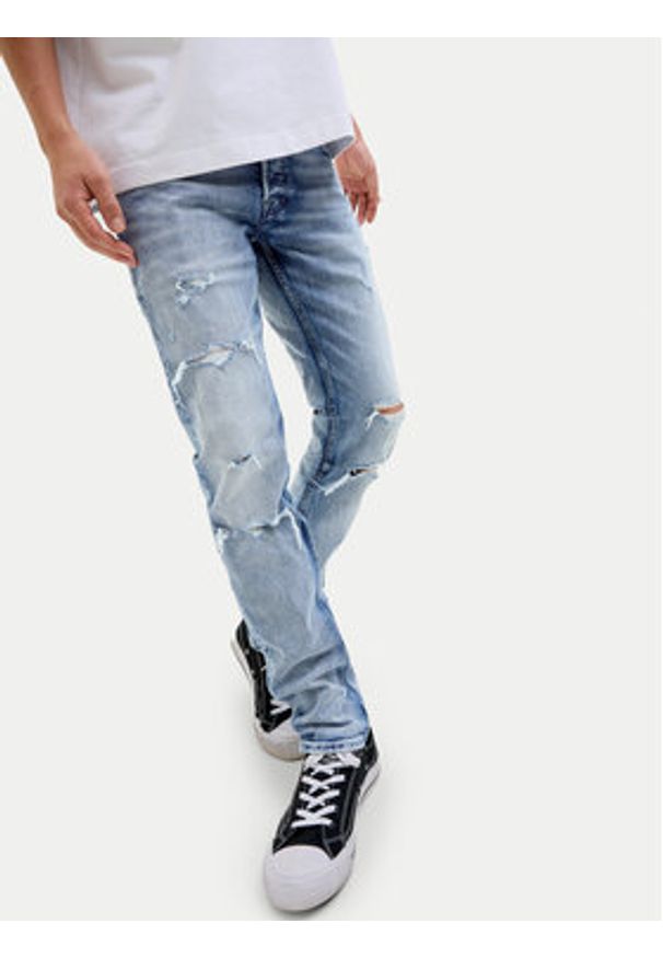 Jack & Jones Jeansy Glenn 12261699 Niebieski Slim Fit. Kolor: niebieski