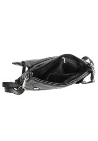 Torebka damska Filippo, pikowana z kopertowa z klapką i odpinanym paskiem, czarna, TD0342/22 BK. Kolor: czarny. Wzór: aplikacja. Materiał: pikowane. Styl: elegancki #3