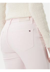 TOMMY HILFIGER - Tommy Hilfiger Jeansy WW0WW48579 Różowy jasny Slim Fit. Kolor: różowy #3