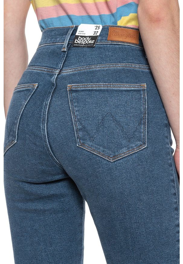 Wrangler - WRANGLER HIGH RISE SKINNY USED TINT W27HTX50H 112128127. Stan: podwyższony