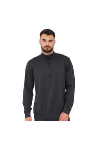Bluza męska wełniana z krótkim ekspresem Brubeck OUTDOOR MERINO. Kolor: szary. Materiał: poliamid, elastan, poliester, wełna. Długość: krótkie. Sport: outdoor