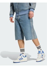 Adidas - adidas Szorty jeansowe Firebird Adicolo KS4975 Niebieski Regular Fit. Kolor: niebieski. Materiał: bawełna #1