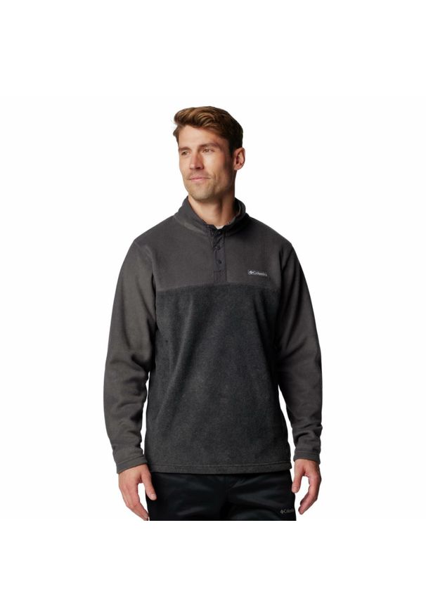 columbia - Bluza polarowa męska Columbia Steens Mountain Half Snap II. Kolor: szary. Materiał: polar