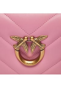 Pinko Torebka Love Click Baguette Mini PE 24 PLTT 100068 A136 Różowy. Kolor: różowy. Materiał: skórzane #3