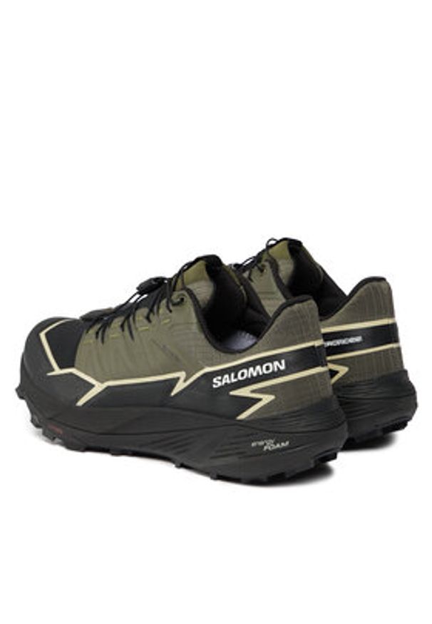 salomon - Salomon Buty do biegania Thundercross GORE-TEX L47383400 Zielony. Kolor: zielony. Materiał: syntetyk. Technologia: Gore-Tex