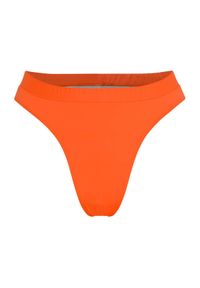 NOIRE SWIMWEAR - Pomarańczowy dół od bikini z wysokim stanem Bali. Stan: podwyższony. Kolor: pomarańczowy. Materiał: tkanina