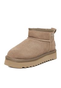 Nine West Śniegowce CEO-MENA-01 Beżowy. Kolor: beżowy. Materiał: skóra, zamsz #4