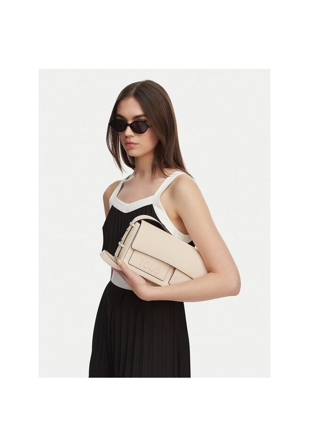 Tous - Torebka TOUS. Kolor: beżowy