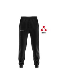 Spodnie Sportowe Givova Czarne M - Idealne Połączenie Komfortu i Elastyczności. Kolor: biały. Sport: piłka nożna, fitness, turystyka piesza #1